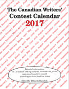 Canadian Writers' Contest Calendar 2017