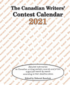 Canadian Writer's Contest Calendar 2021