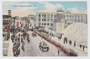 Prince of Wales parade up Silver Street 1919
