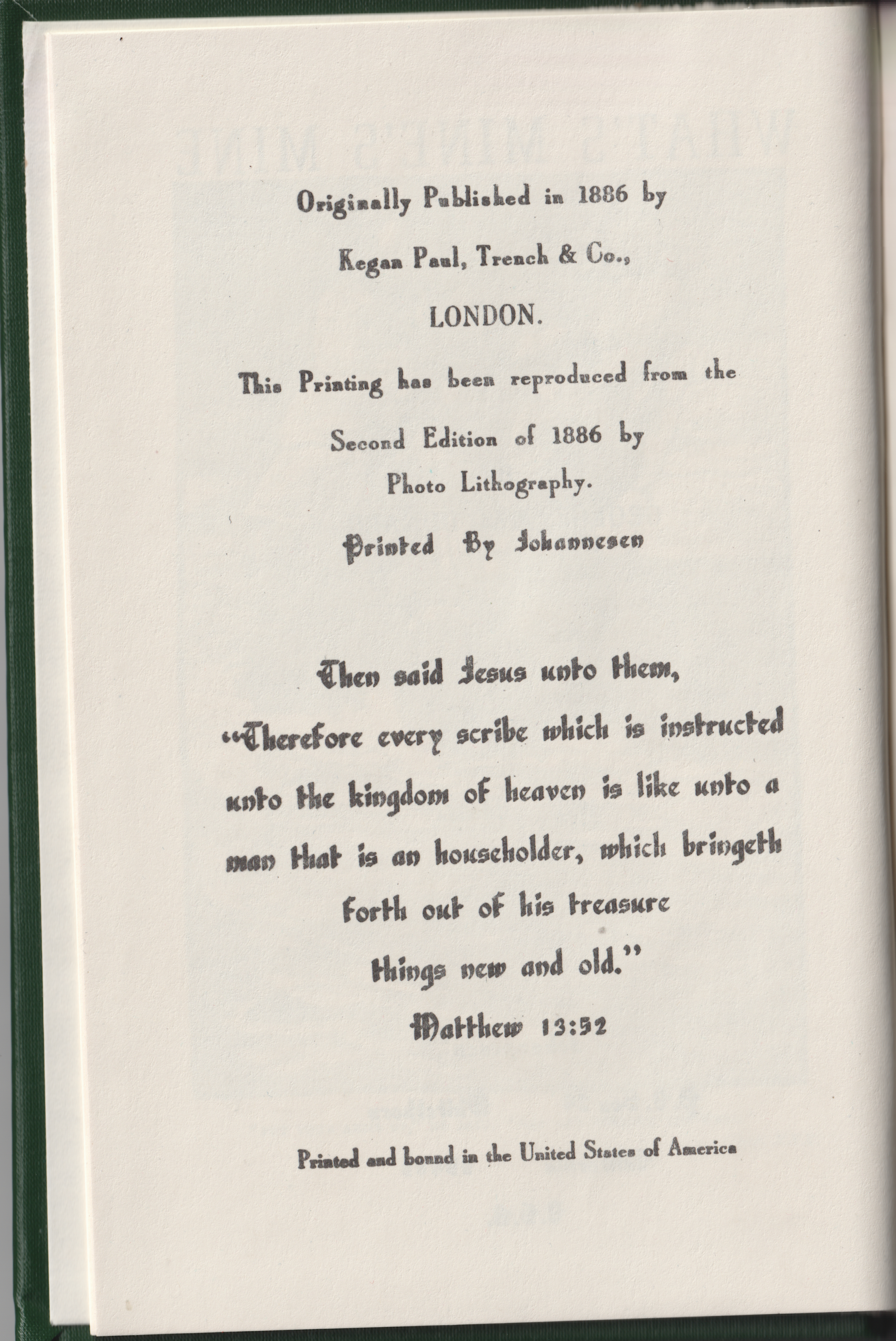 inside title page